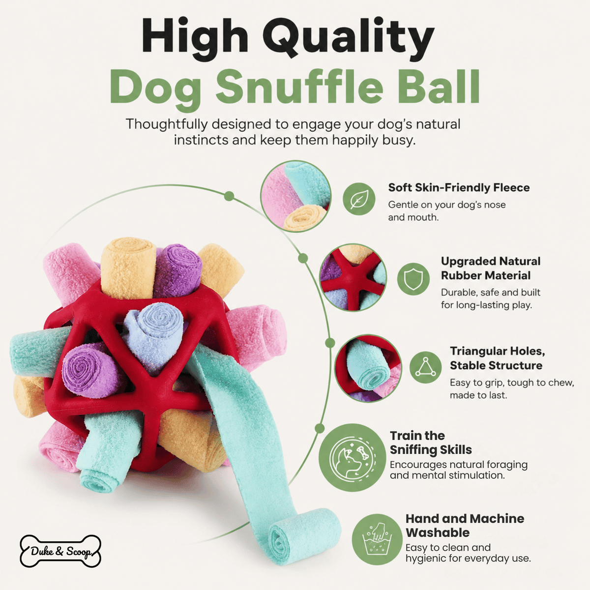 Interactive Snuffle Ball for Dogs – DineSafe™