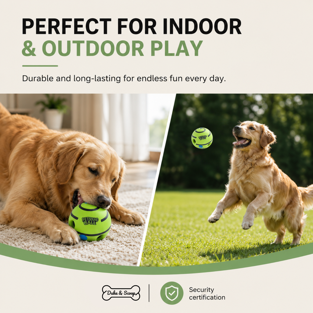 Interactive Sound Ball Toy for Dogs – PlayFresh™