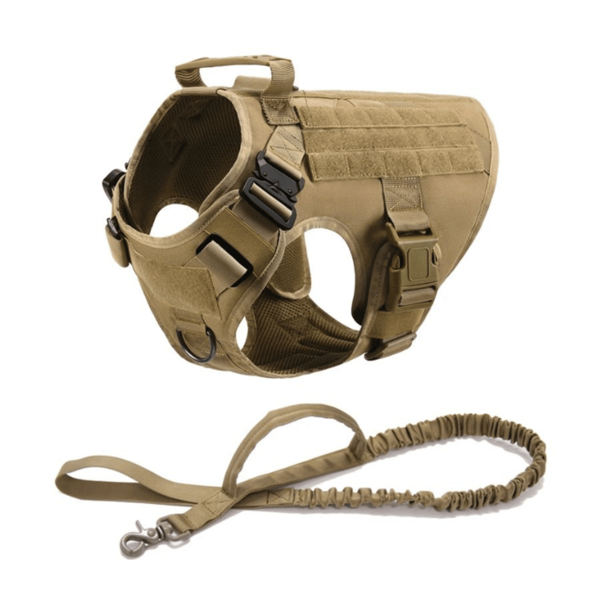 Tactical Adjustable Dog Harness with Handle – SecureSphere™