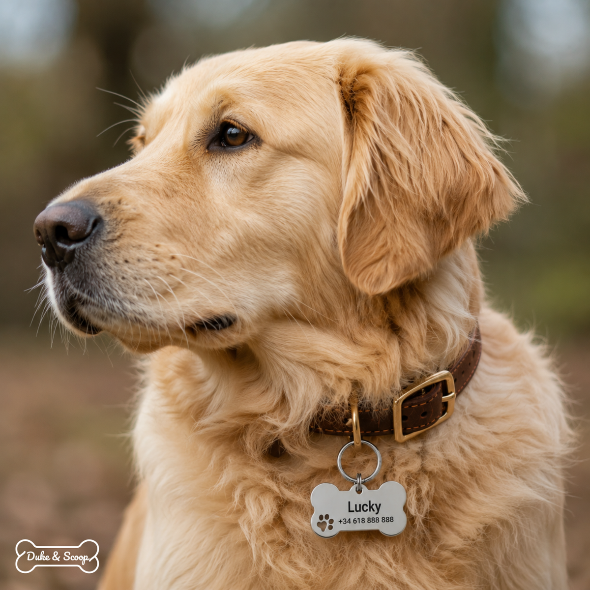 Personalised Stainless Steel Pet ID Tag for Dogs – GuardFresh™