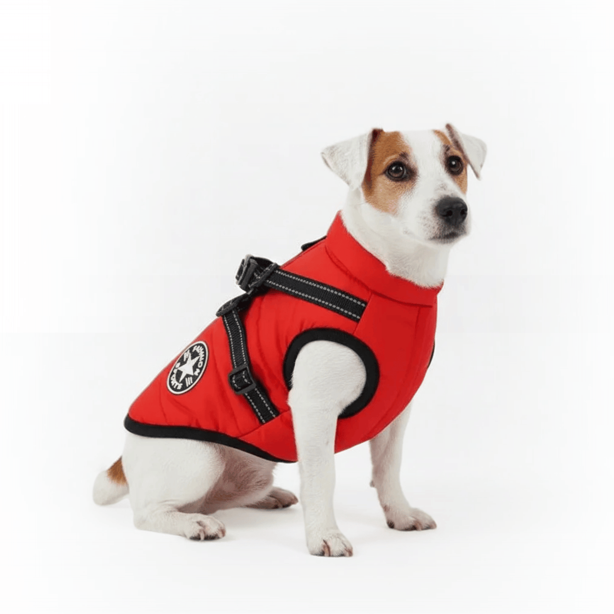 Waterproof Dog Coat with Integrated Harness – ShieldAdventure™