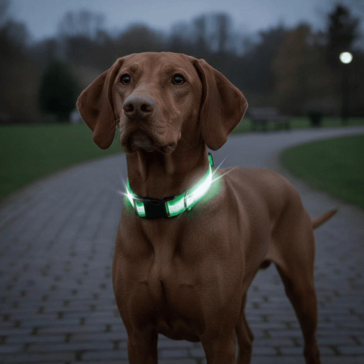 LED Dog Collar for Everyday Walks – StrideSmart™