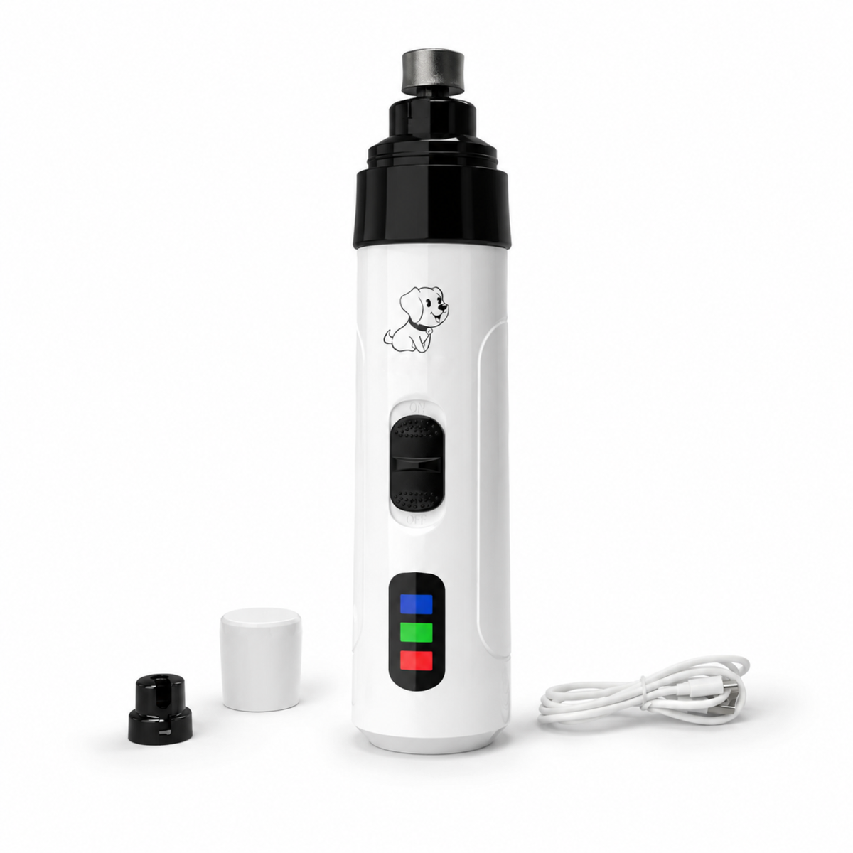 Quiet Electric Pet Nail Grinder – PawGuard™