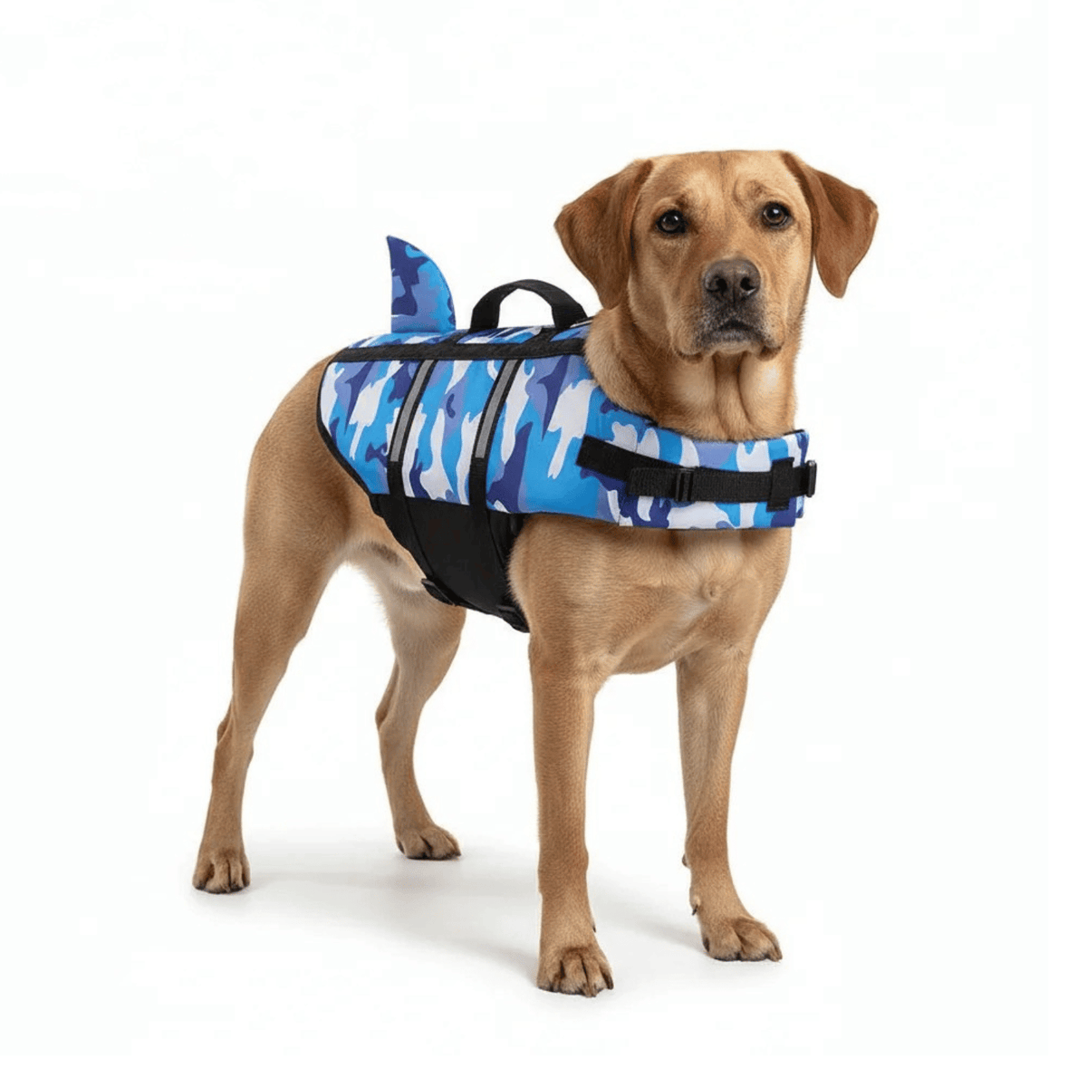 Camouflage Shark Dog Life Jacket – LifeCraft™