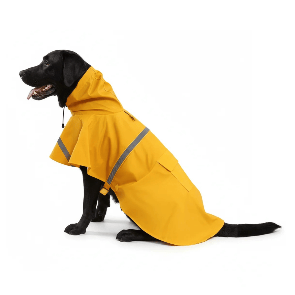 Waterproof Reflective Dog Raincoat with Hood – ReadyFit™