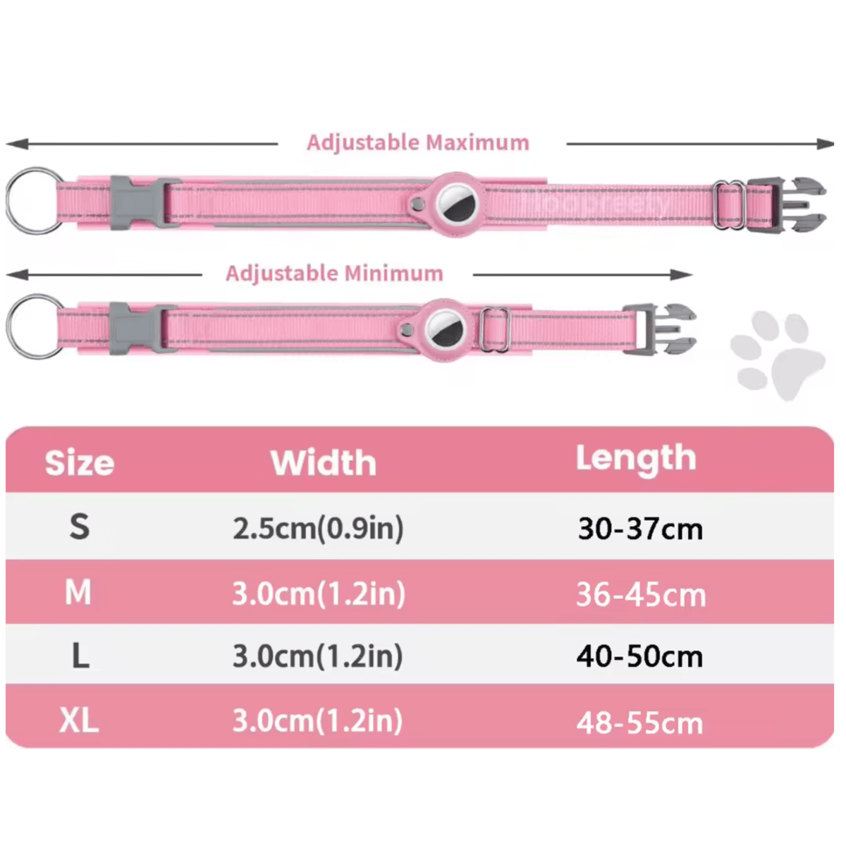 Bluetooth Pet Tracker Collar – WalkCare™