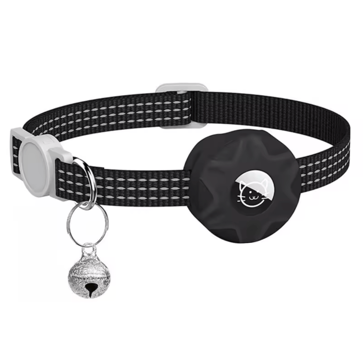 iOS Pet Tracker with Reflective Cat Collar – BeaconPrime™