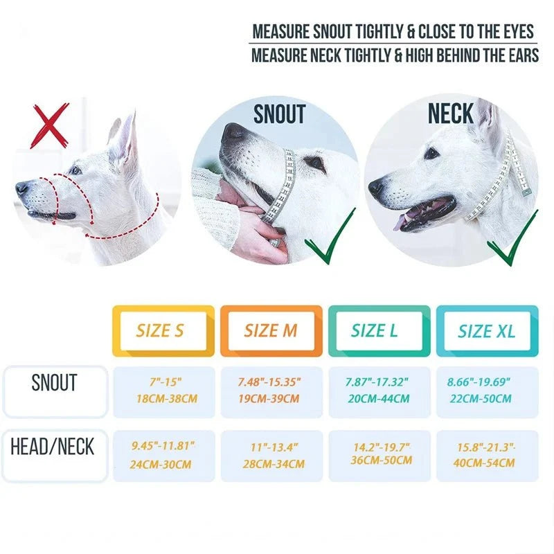 Adjustable Breathable Dog Muzzle – TrailSphere™