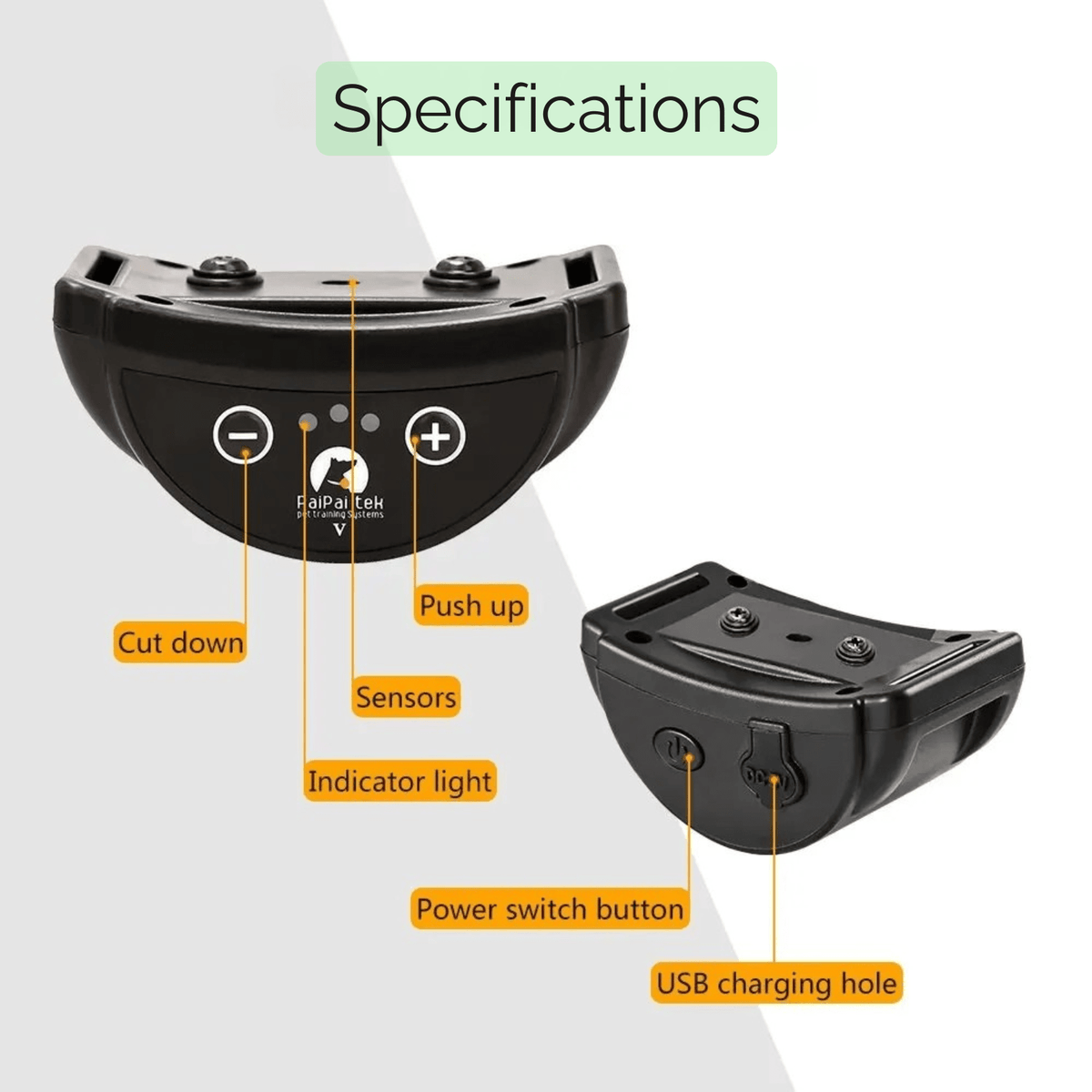 Adjustable Anti-Bark Training Collar – FlexLuxe™