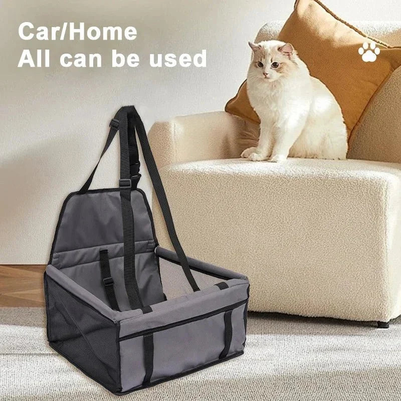 Foldable Pet Car Seat for Dogs & Cats – TravelWorks™