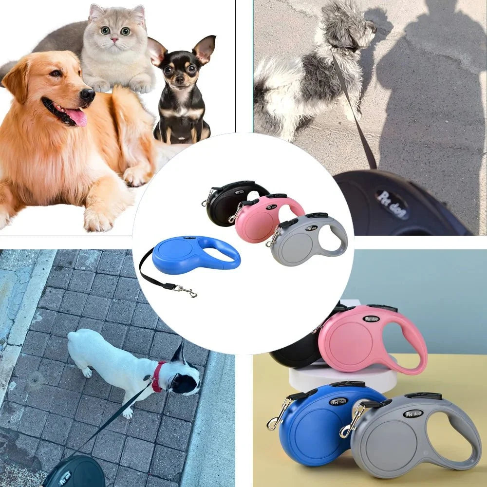 Retractable Dog Leash for Everyday Walks – StrideFlow™