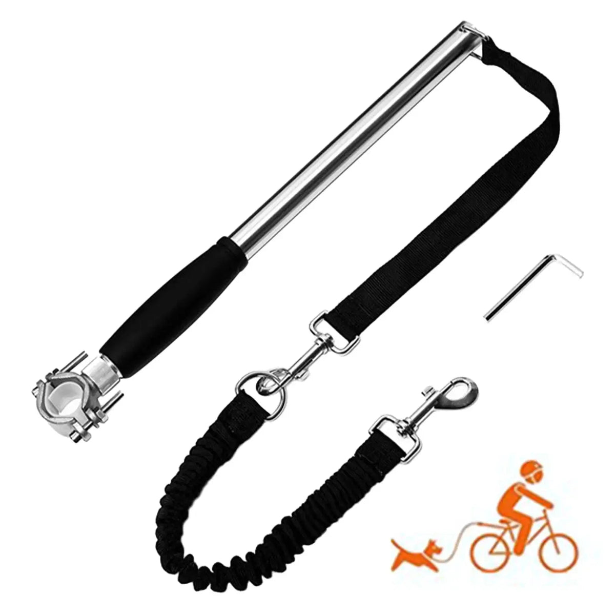 Hands-Free Bike Dog Leash – PawEase™