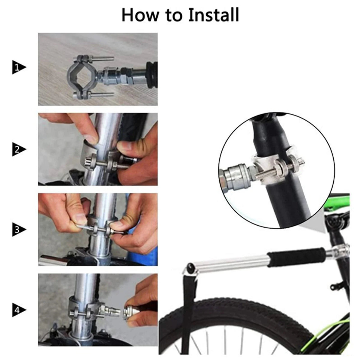 Hands-Free Bike Dog Leash – PawEase™