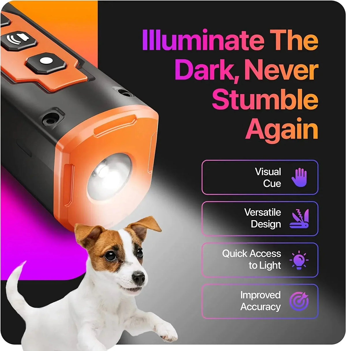 Rechargeable Ultrasonic Dog Training Device – LeadWise™