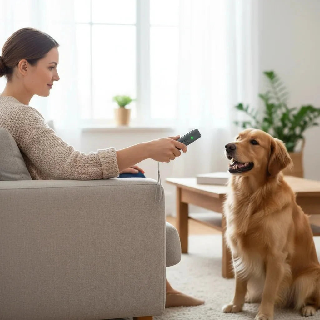 Ultrasonic Dog Training & Anti-Bark Device – TrailSelect™