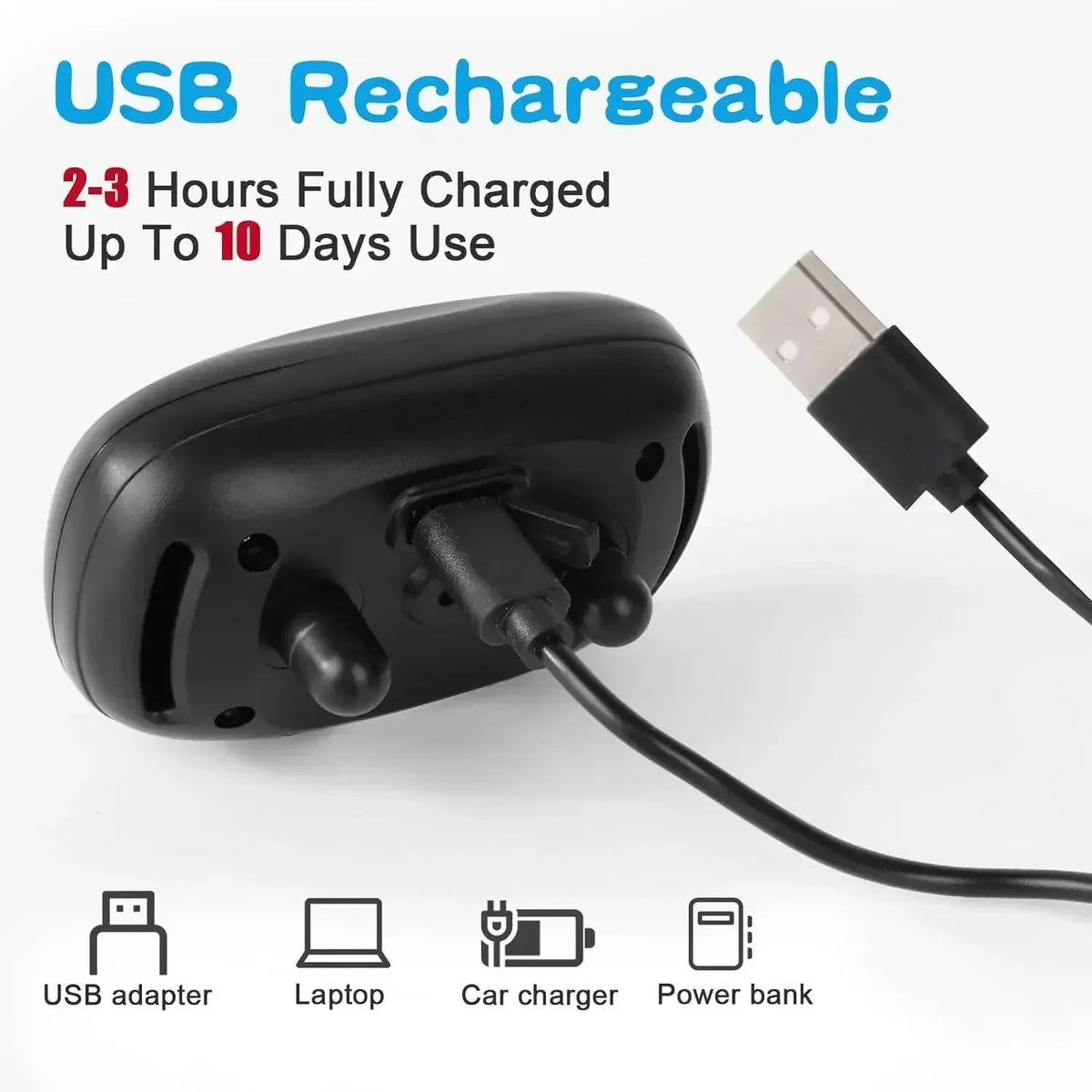 USB Rechargeable Anti-Bark Trainer for Dogs – LifeSafe™
