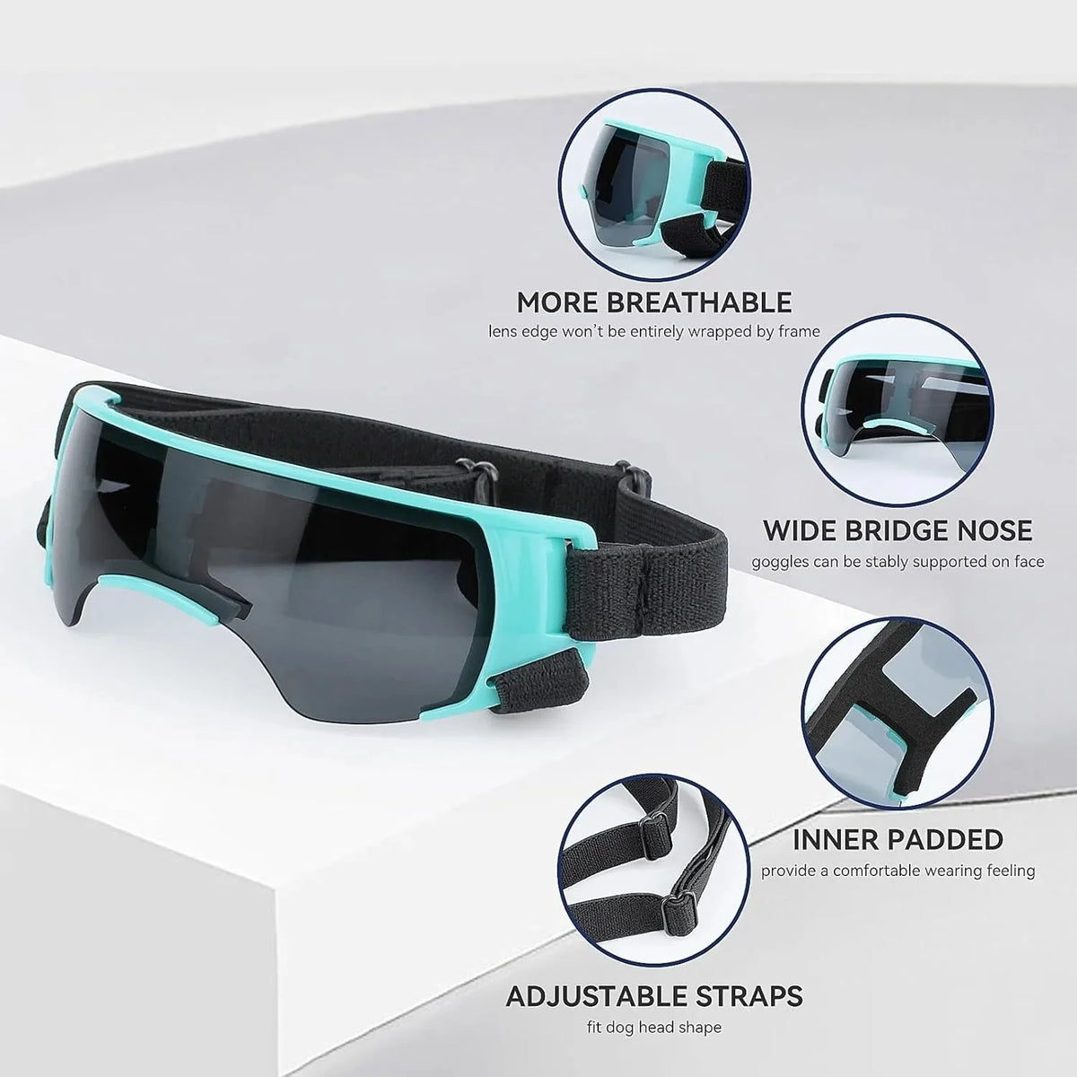 UV-Protective Dog Sunglasses – CareFlow™