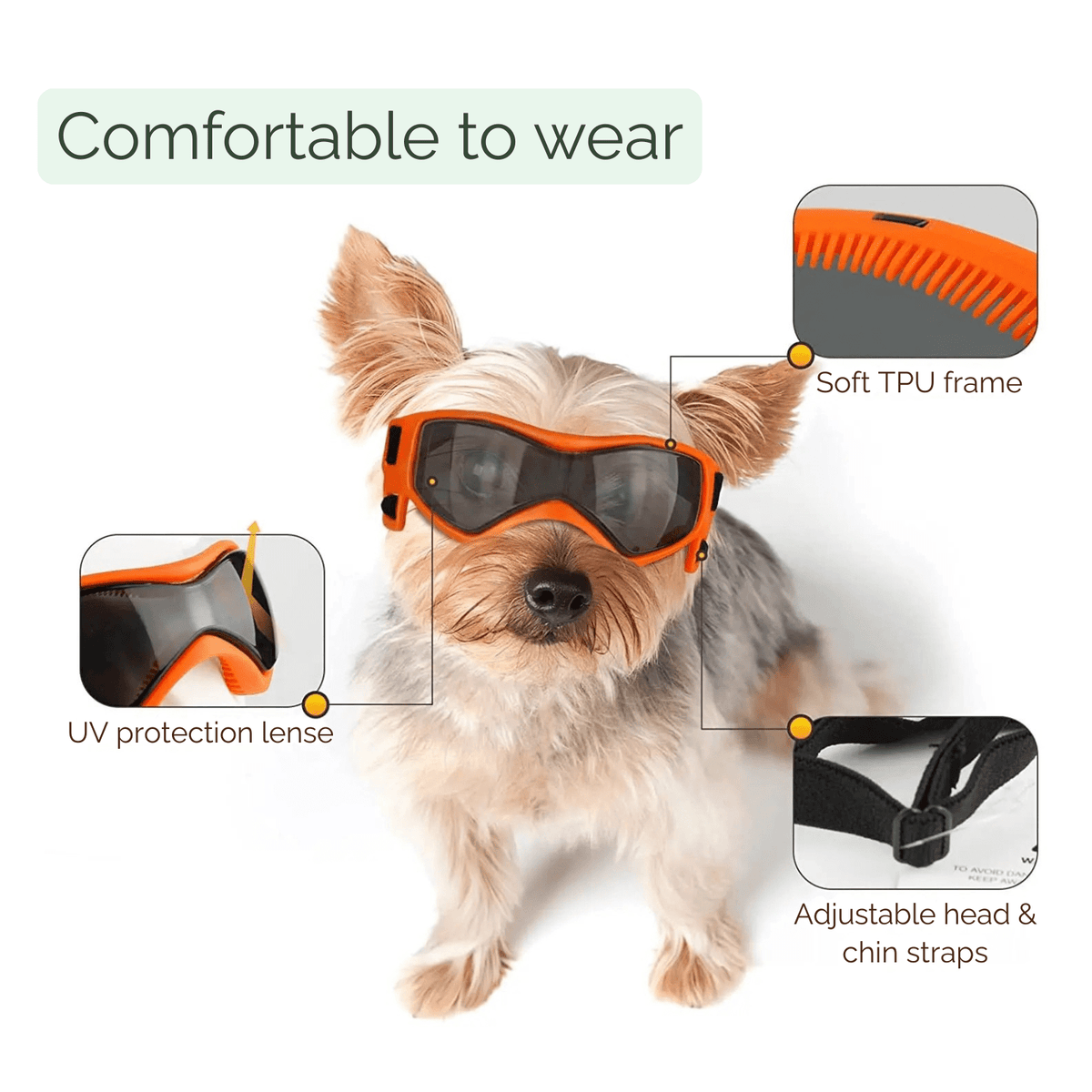 UV-Protective Pet Sunglasses for Dogs & Cats – ReadyShield™