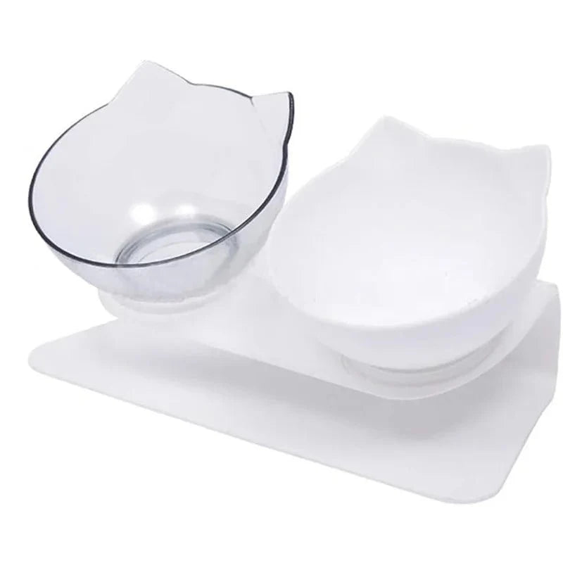 Raised Double Cat Food Bowl – FeastSelect™