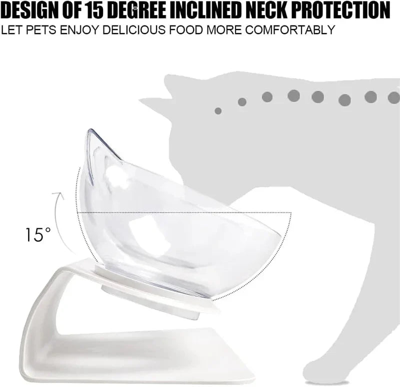 Raised Double Cat Food Bowl – FeastSelect™