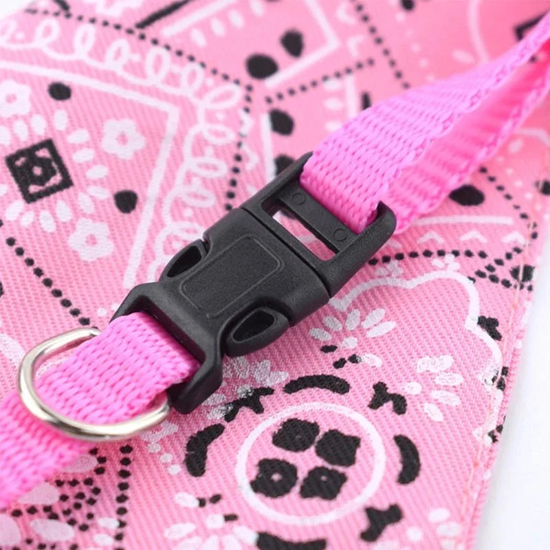 Adjustable Pet Bandana Collar for Dogs & Cats – WrapPeak™