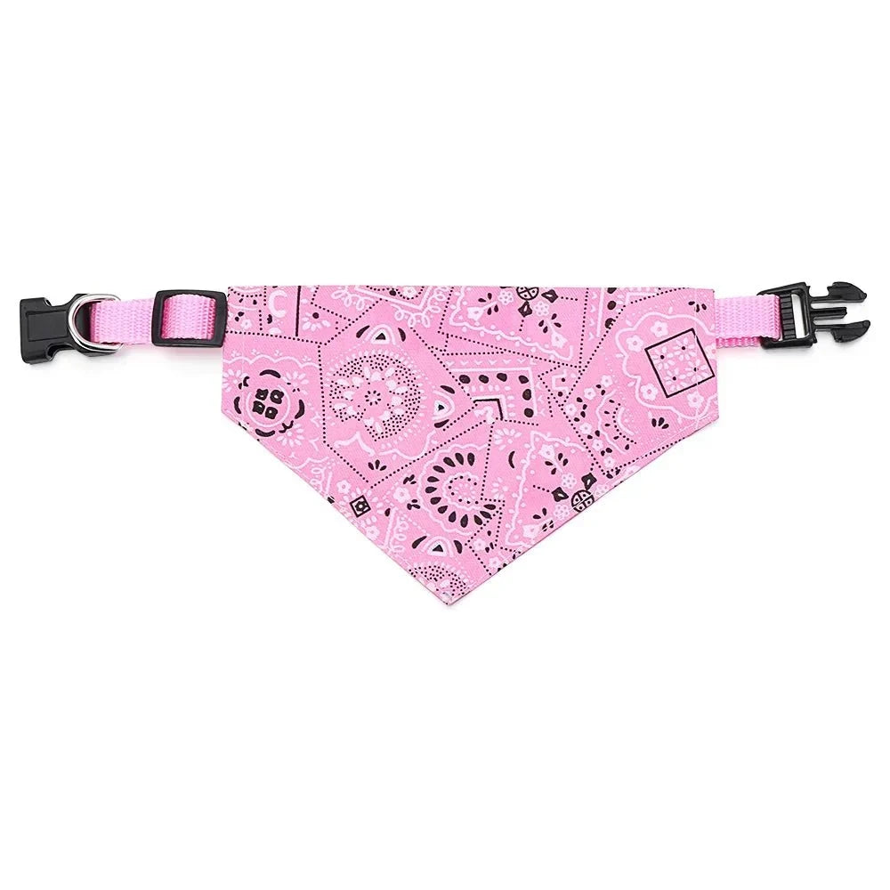 Adjustable Pet Bandana Collar for Dogs & Cats – WrapPeak™