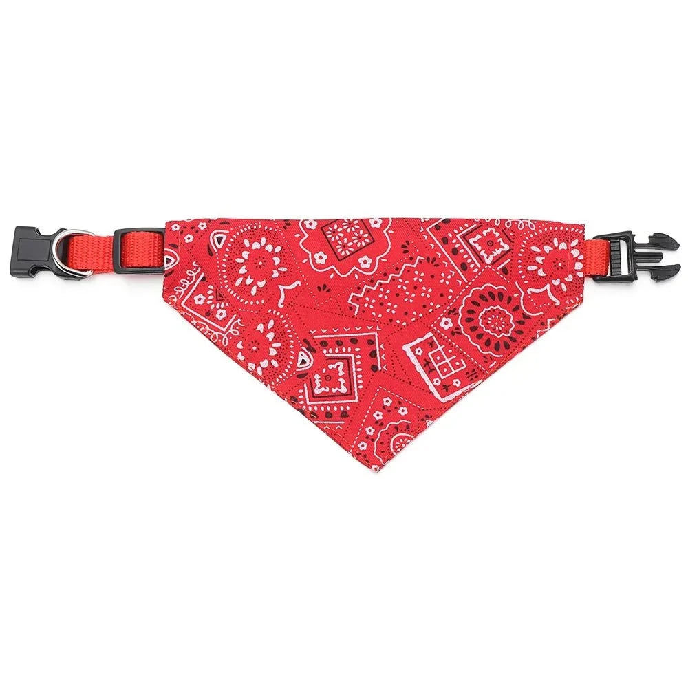 Adjustable Pet Bandana Collar for Dogs & Cats – WrapPeak™