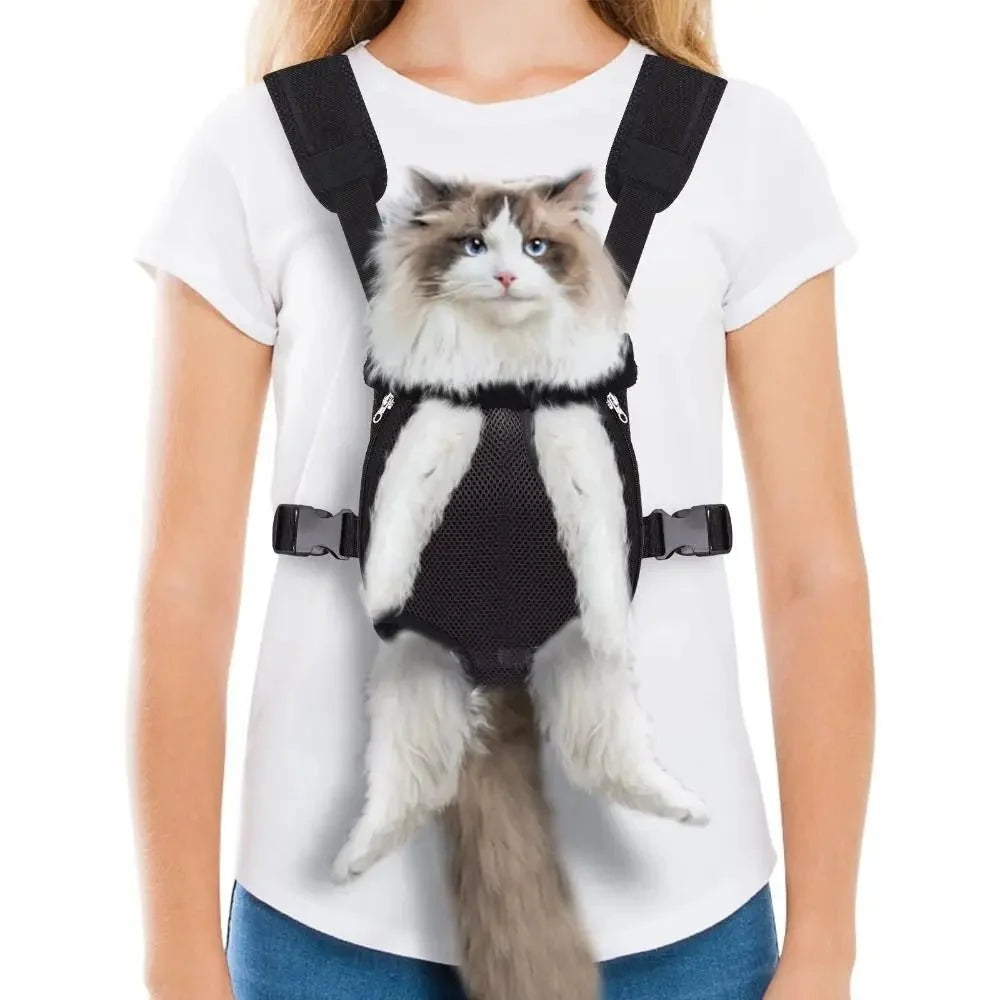 Adjustable Pet Carrier Backpack – PawPortEssentials™
