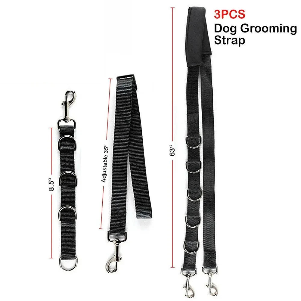 Portable Dog Grooming Restraint Set – TailShield™