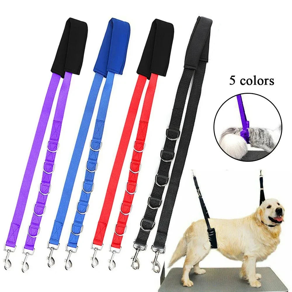 Portable Dog Grooming Restraint Set – TailShield™