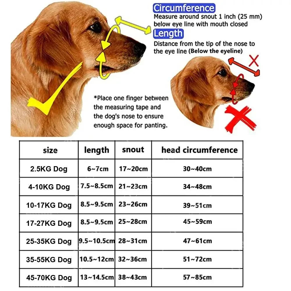 Adjustable Breathable Dog Muzzle – PawGo™