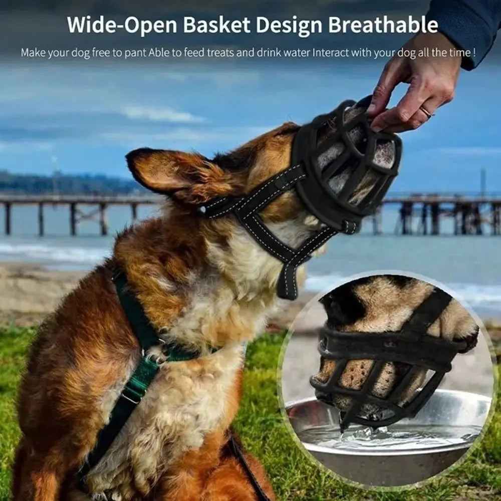 Adjustable Breathable Dog Muzzle – PawGo™