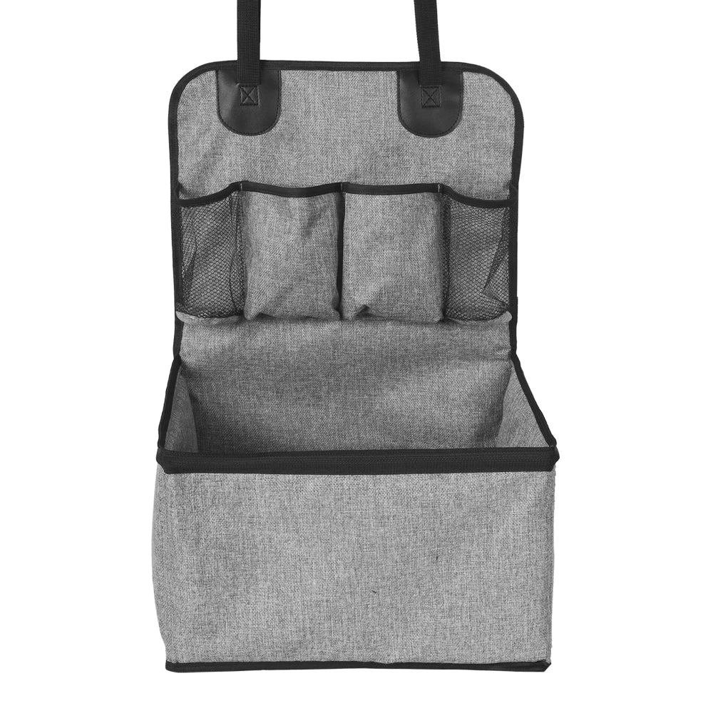 Elevated Dog Car Bed with Storage Pockets – TravelEssentials™