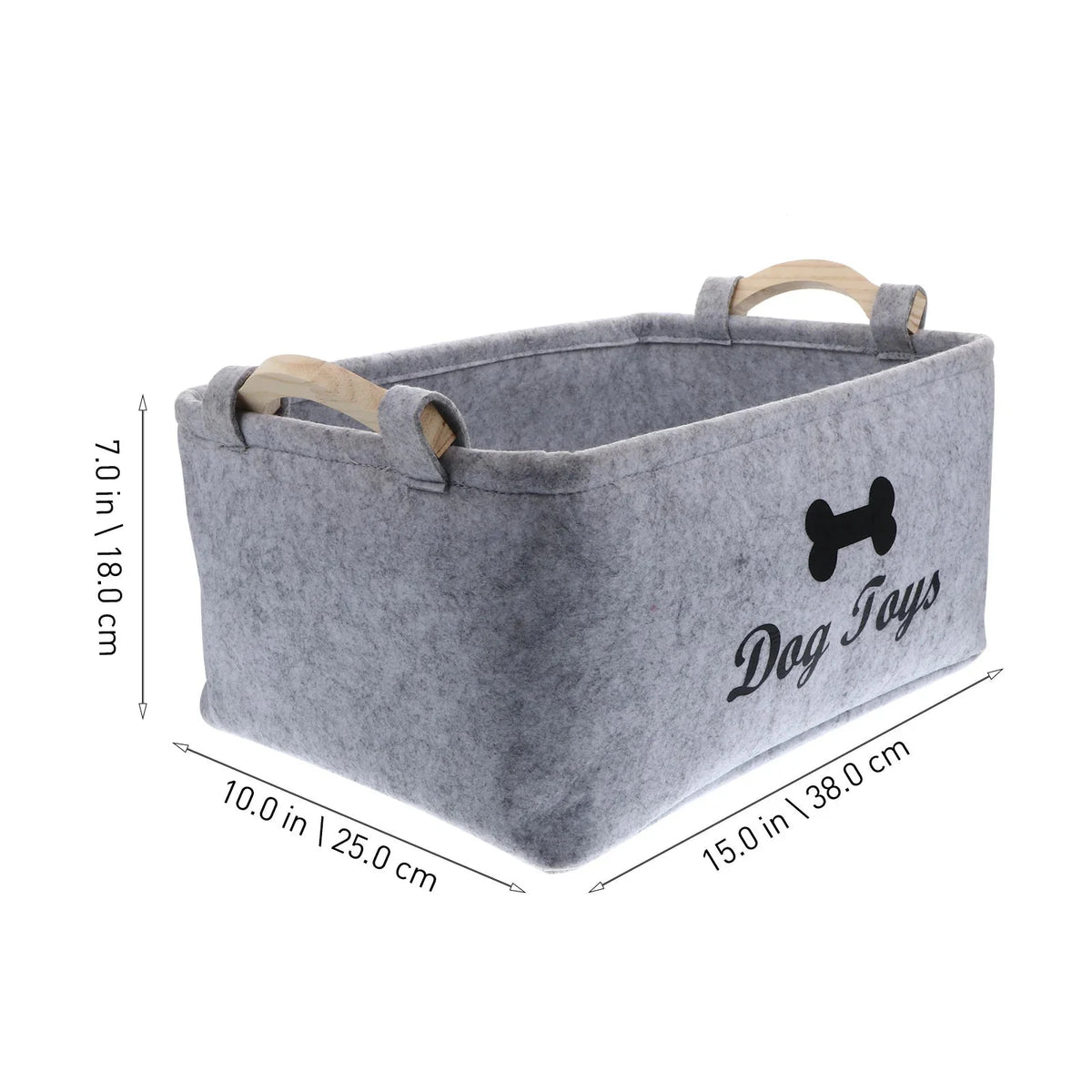 Felt Pet Toy Storage Basket – ChewPro™