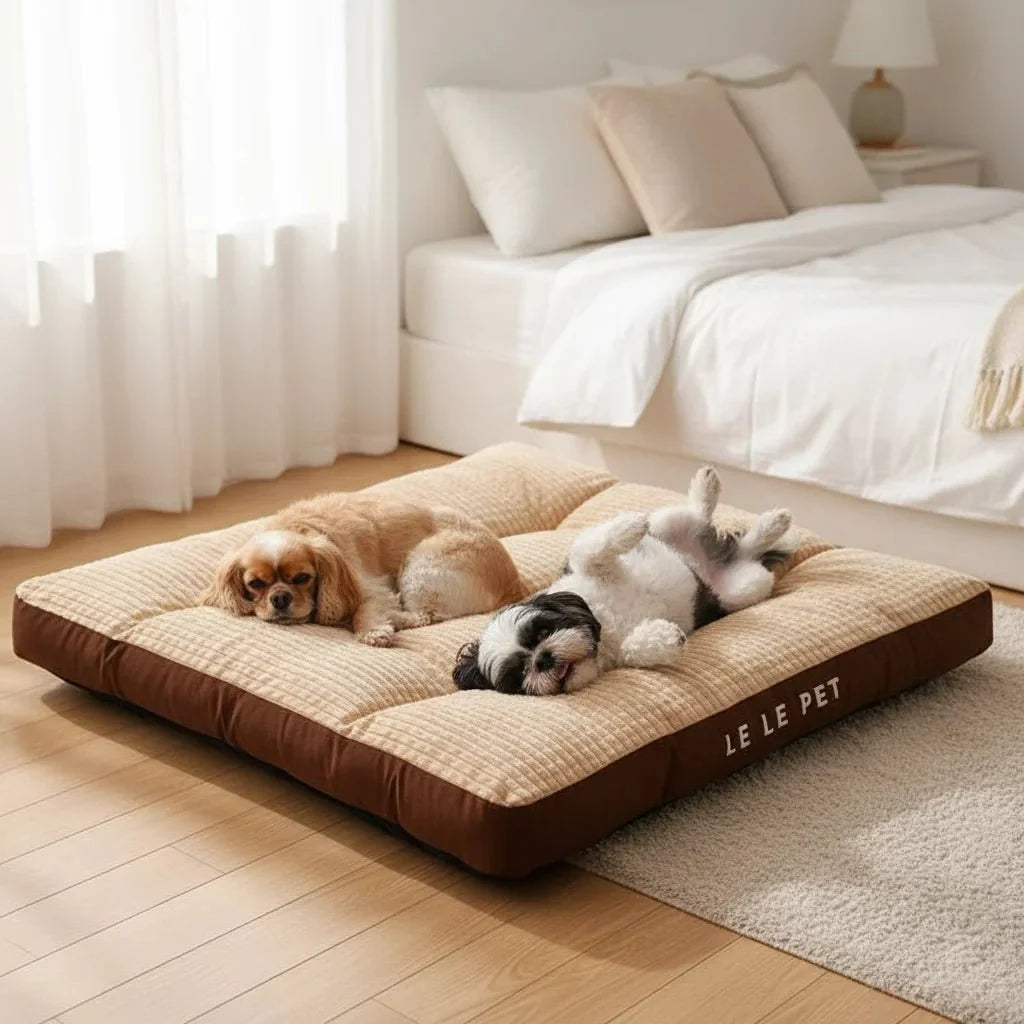 Soft Fleece Dog Bed for Dogs & Cats – SleepPaws™