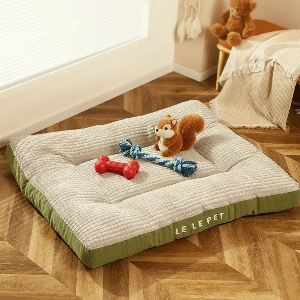 Soft Fleece Dog Bed for Dogs & Cats – SleepPaws™