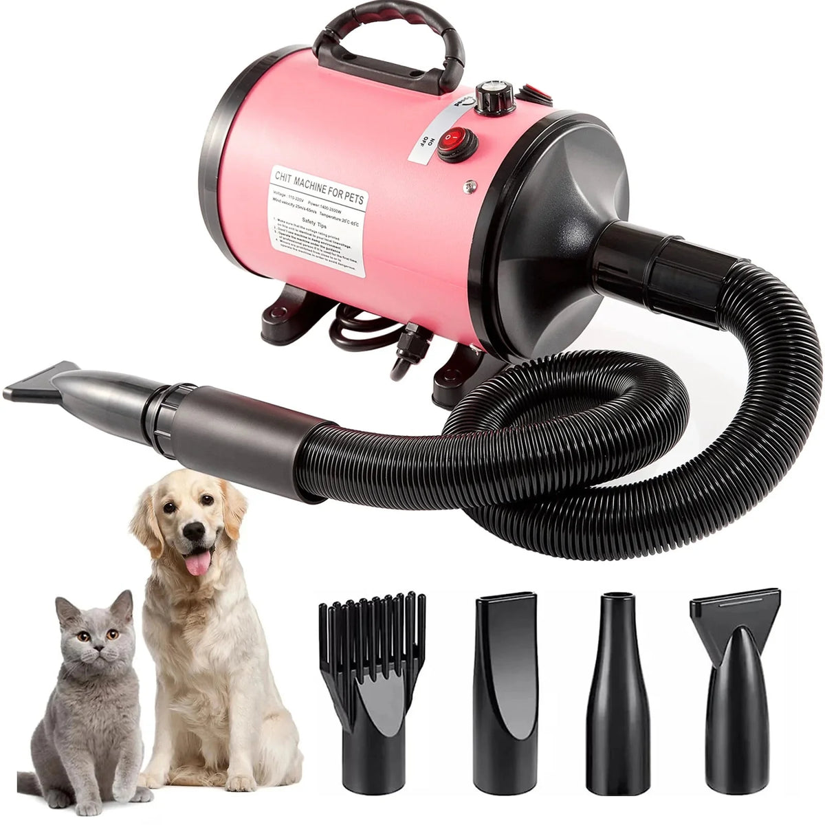 Powerful Dog Dryer with Adjustable Temperature – FurShield™