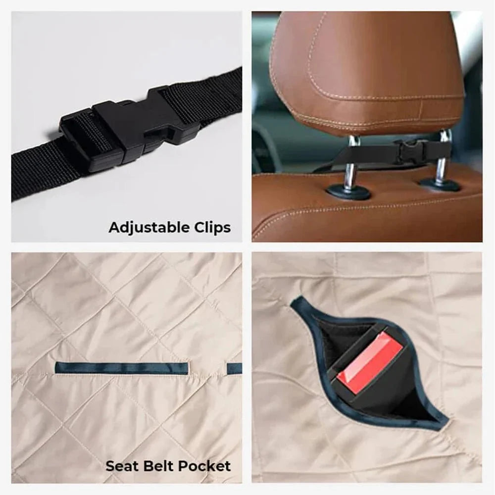 Waterproof Dog Car Seat Cover – RideEase™