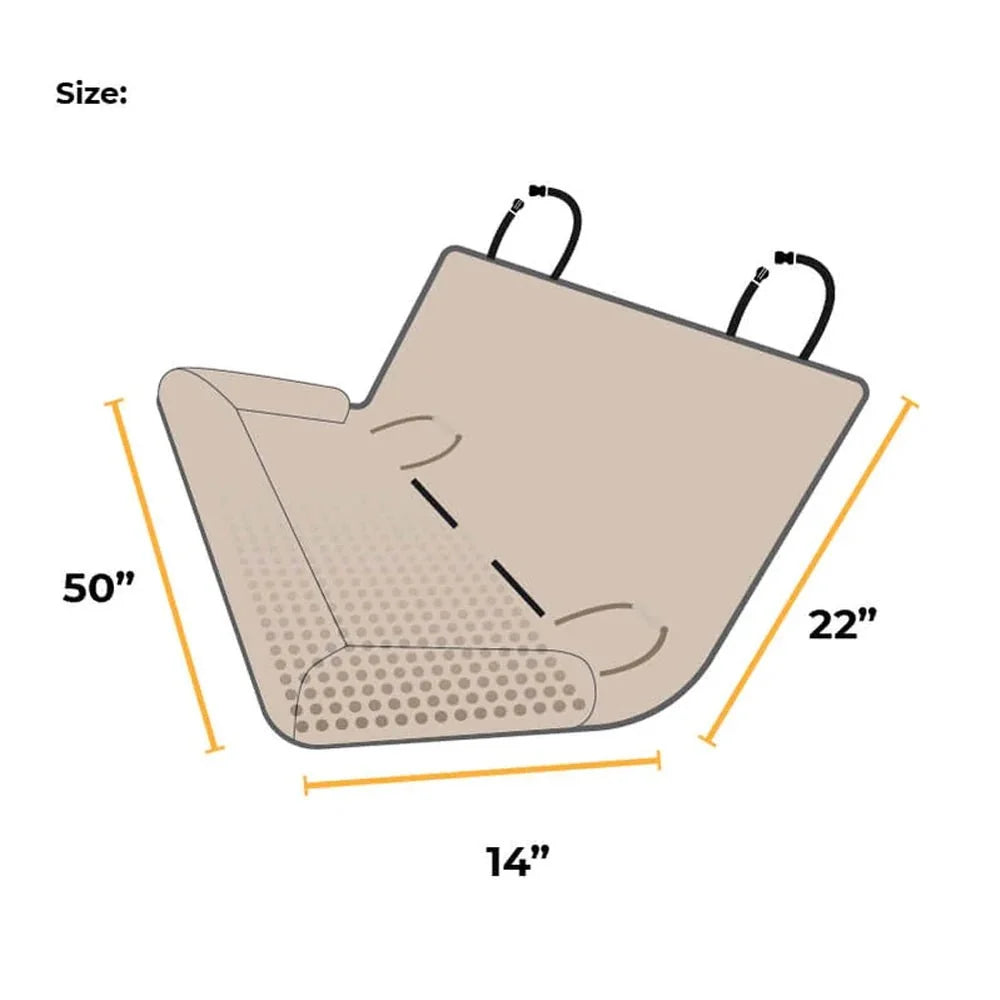 Waterproof Dog Car Seat Cover – RideEase™