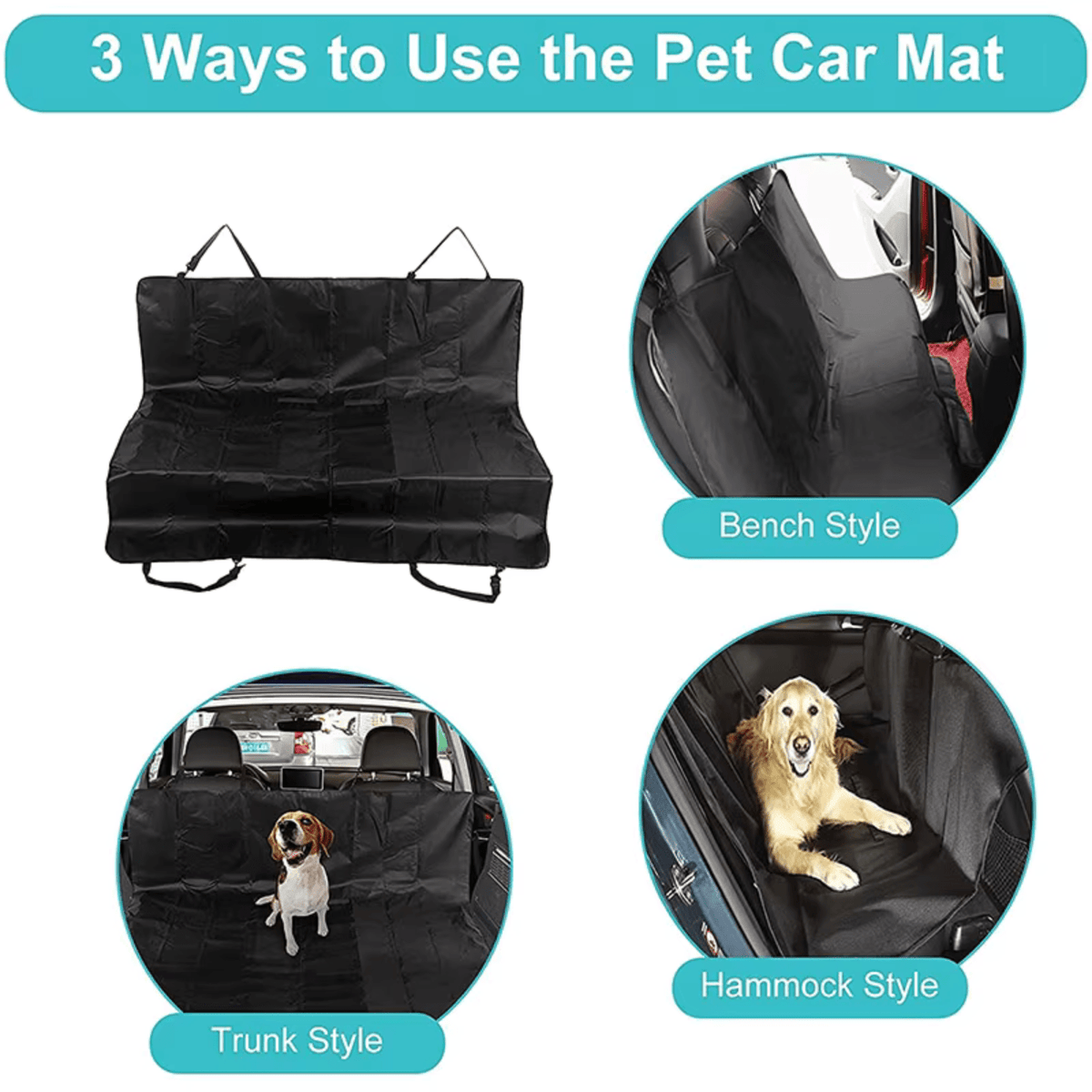 Waterproof Dog Rear Seat Car Mat – JourneySmart™