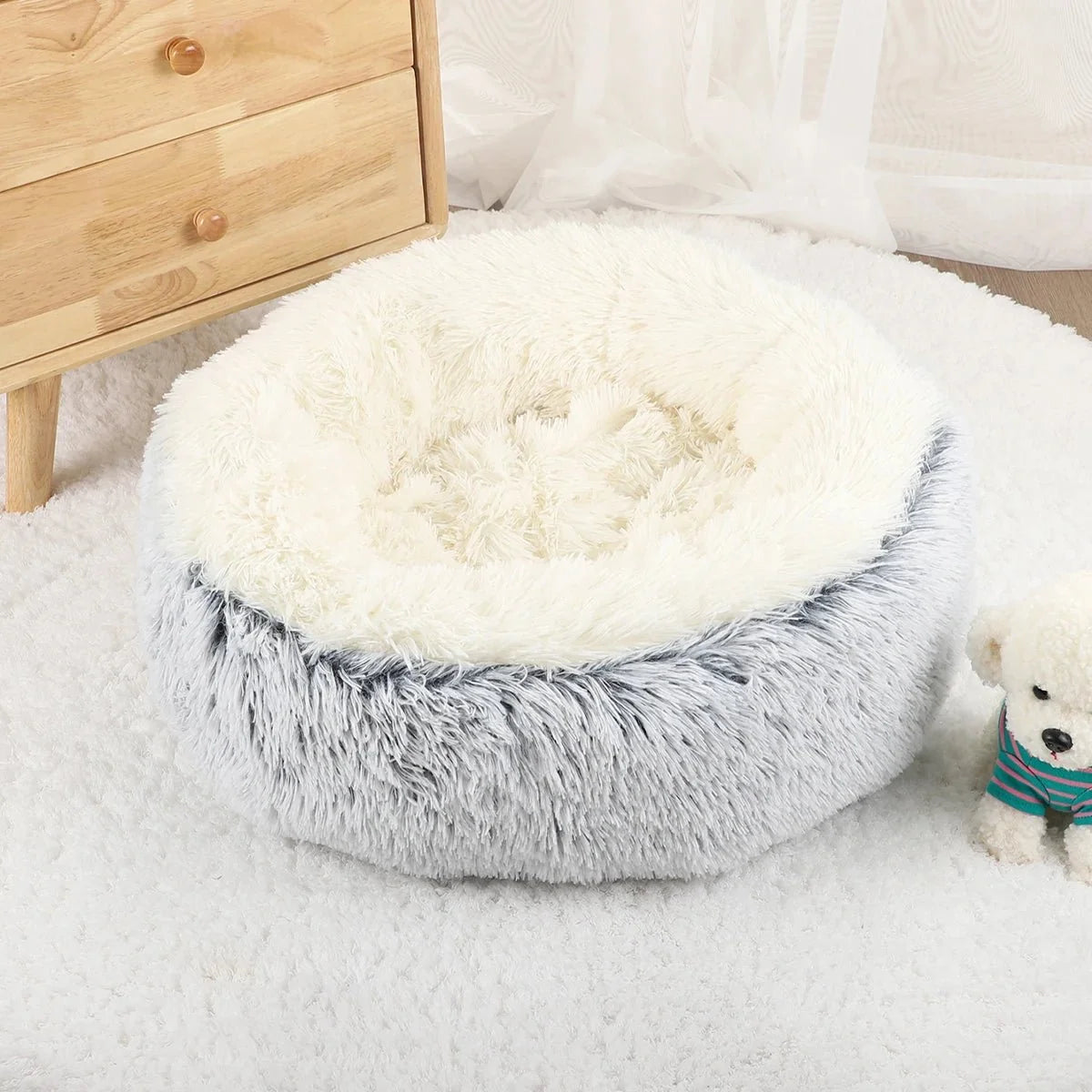 Soft Plush Pet Bed – CozyLink™