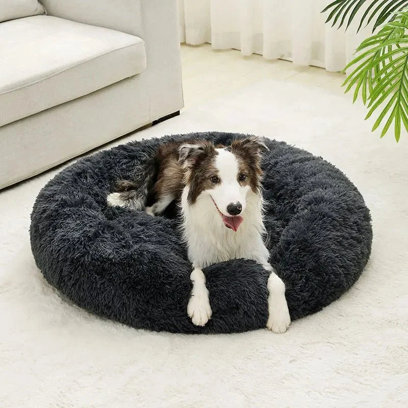 Soft Plush Pet Bed for Dogs & Cats – HavenComfort™