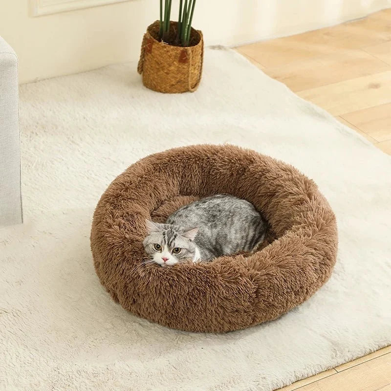 Soft Plush Pet Bed for Dogs & Cats – HavenComfort™