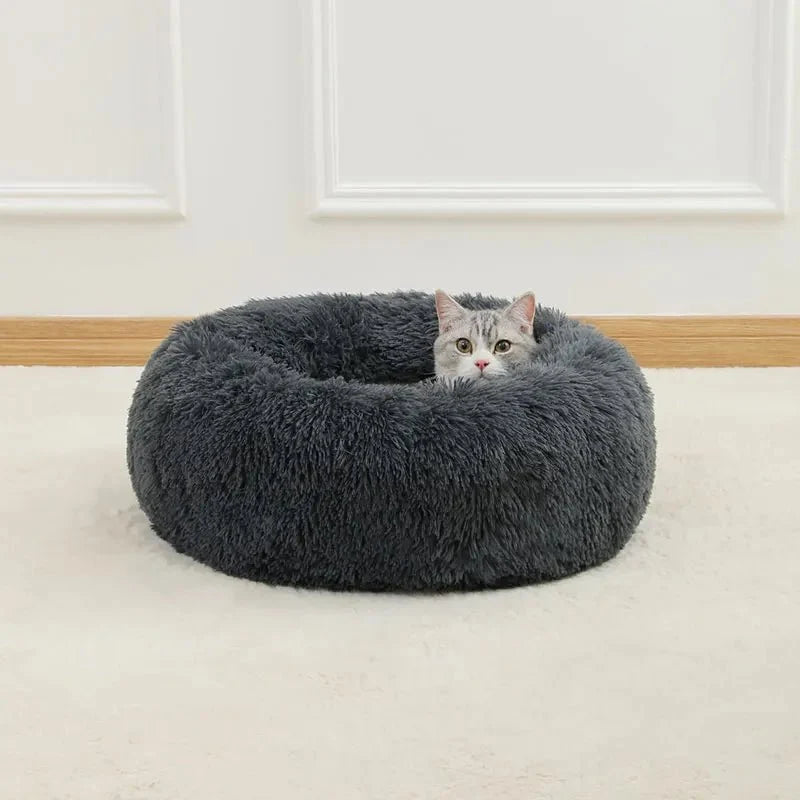Soft Plush Pet Bed for Dogs & Cats – HavenComfort™