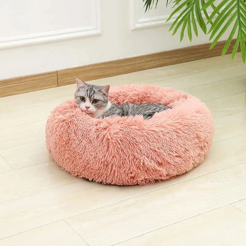 Soft Plush Pet Bed for Dogs & Cats – HavenComfort™
