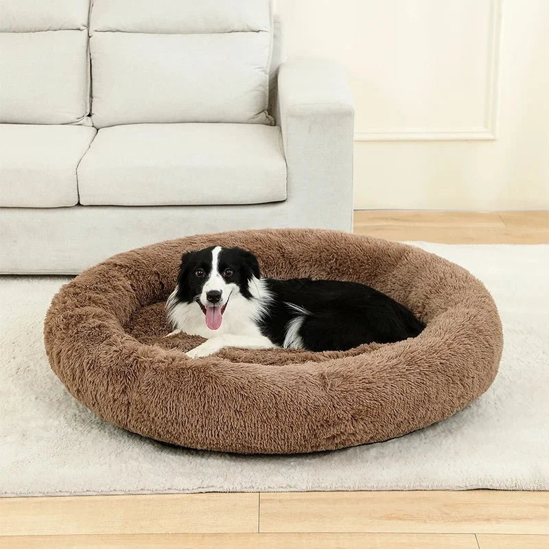 Soft Plush Pet Bed for Dogs & Cats – HavenComfort™