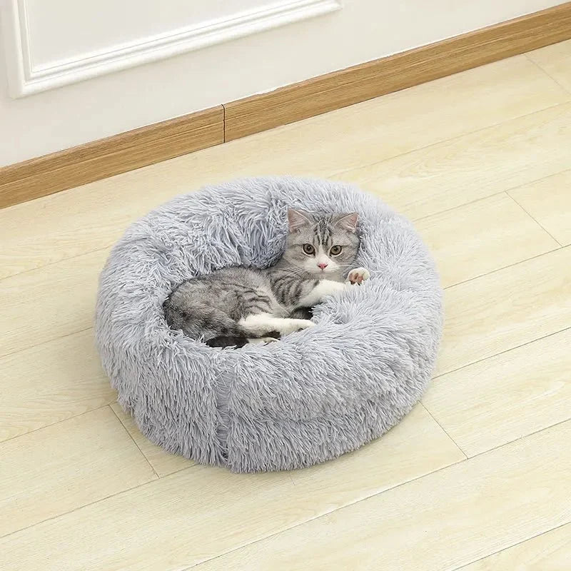 Soft Plush Pet Bed for Dogs & Cats – HavenComfort™