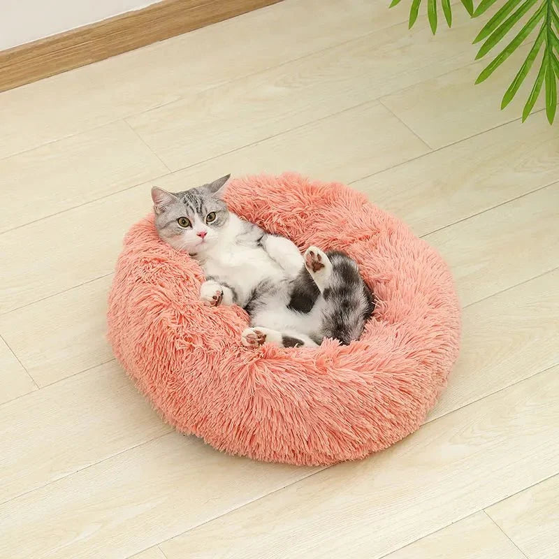 Soft Plush Pet Bed for Dogs & Cats – HavenComfort™