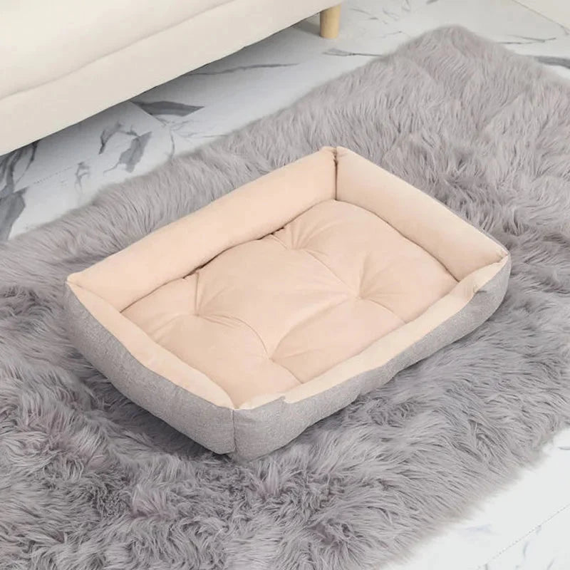 Soft Waterproof Plush Cat Bed – CalmFit™