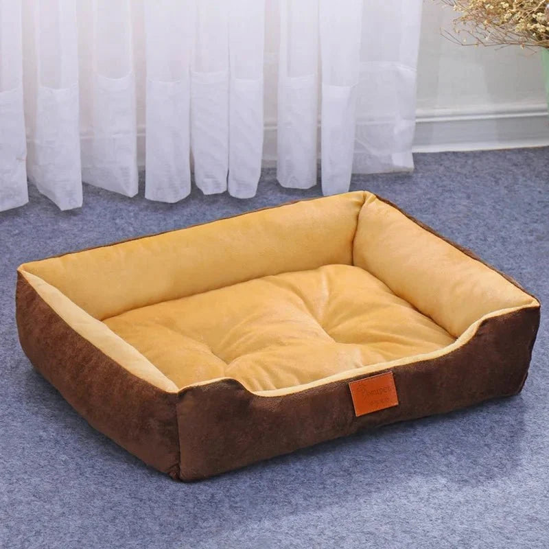 Soft Waterproof Plush Cat Bed – CalmFit™